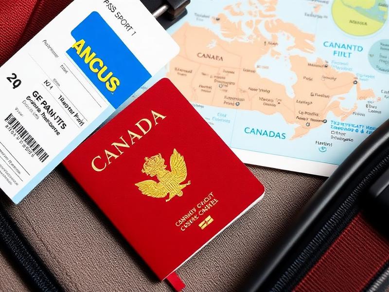 Canadian passport and travel documents